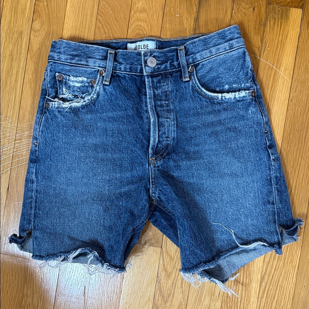 Agolde Rumi Denim Shorts Jorts